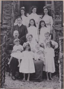 George Bott with his family